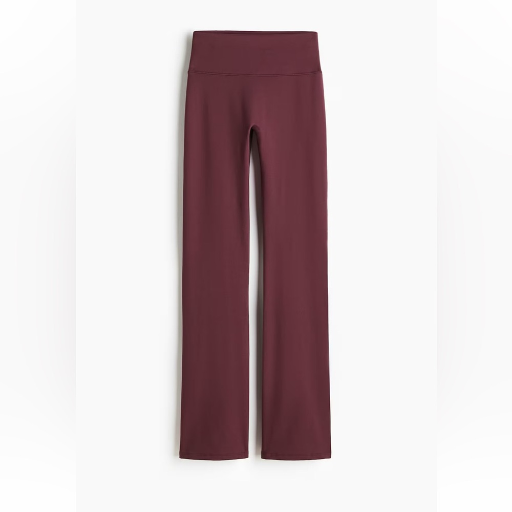 H&M Burgundy leggings and shirt set